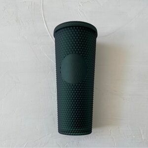 Starbucks matte green studded
